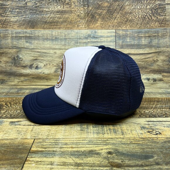 Washington Commanders Mens Trucker Hat Navy Snapback Football Baseball Cap - Picture 2 of 6